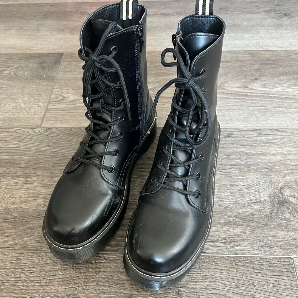 Black Combat Boots